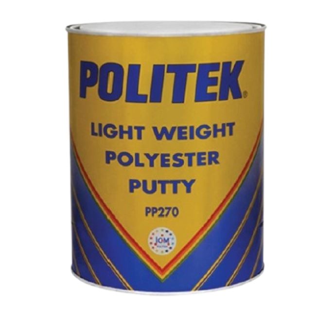 Politek POLITEK Lightweight polyester putty 1.5l PP 270-1500 – buy in Kara-Balta | carpaint.kz