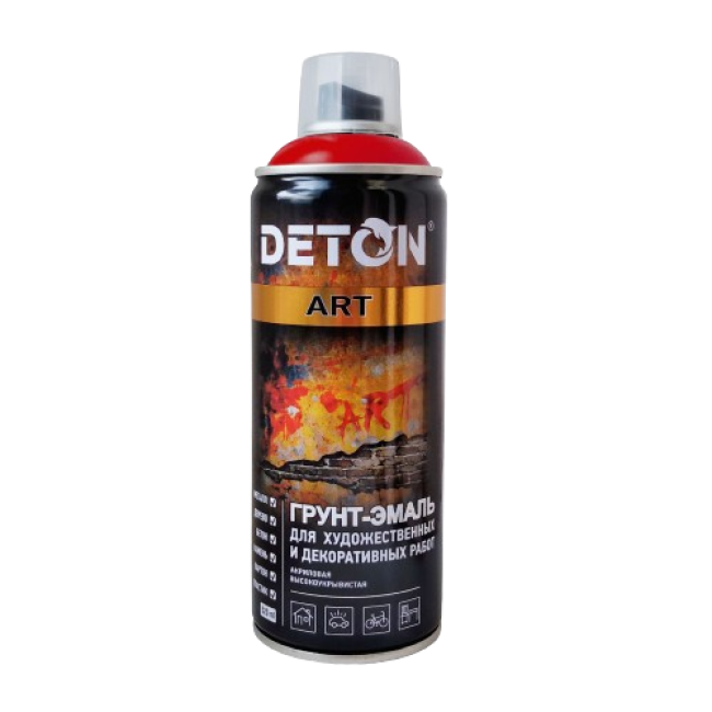Deton DETON ART - 珐琅底漆 - 深红色 - 气雾剂，520 毫升 DTN-A70675 图片 – 卡拉巴尔塔 | carpaint.kz