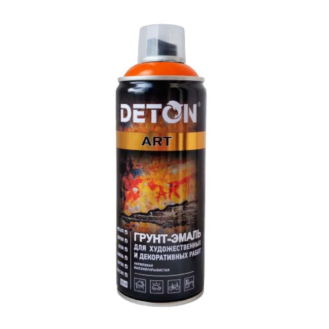 Deton DETON ART - Primer-enamel - Pumpkin - Aerosol, 520 ml DTN-A70669 – buy in Kara-Balta | carpaint.kz