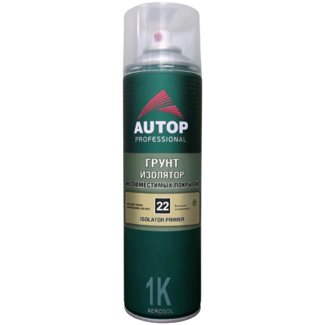 Autop AUTOP №22 - Primer-insulator for incompatible coatings - Sand - Aerosol, 650 ml АТР-А07825 – buy in Kara-Balta | carpaint.kz