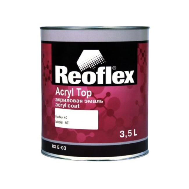 Reoflex Reoflex MIX Acrylic enamel 4+1 binder, 3.5l RX E-03-4+1-3500 – buy in Kara-Balta | carpaint.kz