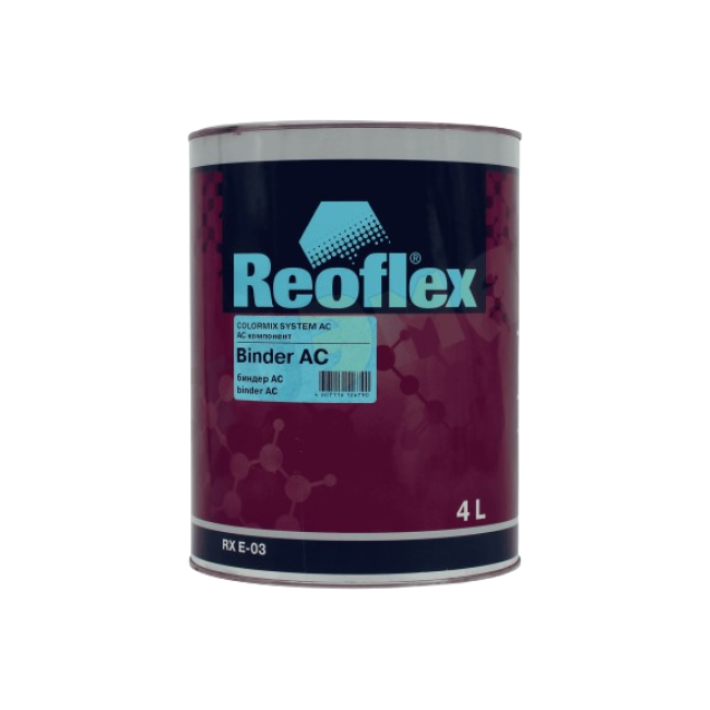 Reoflex Reoflex MIX Acrylic enamel 4+1 binder, 4l RX E-03-4+1-4000 – buy in Kara-Balta | carpaint.kz