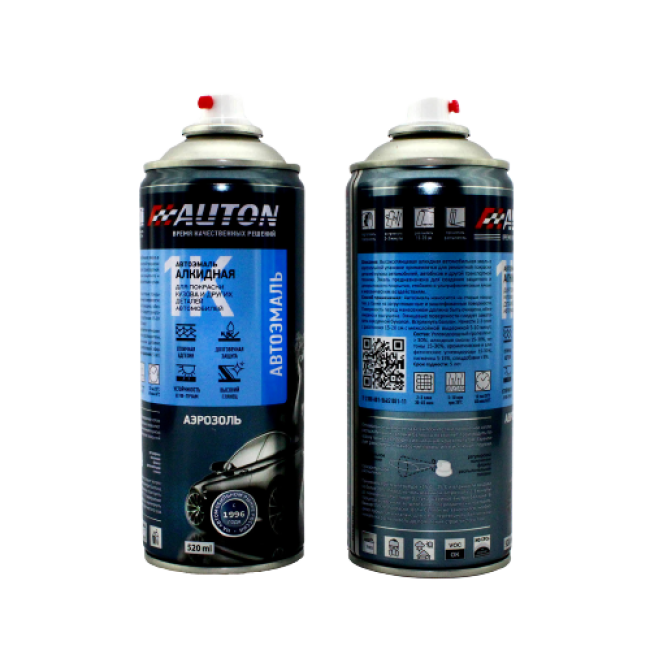 Auton 汽车珐琅醇酸树脂 AUTON，White night，气雾剂 520 毫升 ATN-A46185 图片 – 卡拉巴尔塔 | carpaint.kz