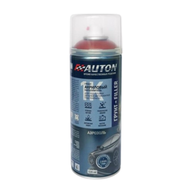 Auton Acrylic primer-filler (Filler), AUTON, Red-brown, aerosol 520 ml ATN-A07366 – buy in Kara-Balta | carpaint.kz