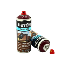 RAL 3005 DETON SPECIAL - Primer-enamel for metal tiles - Red wine - Aerosol, 520 ml