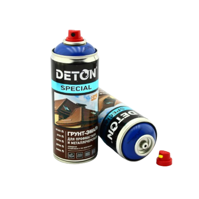 Deton RAL 5005 DETON SPECIAL - Primer-enamel for metal tiles - Signal blue - Aerosol, 520 ml DTN-A07295 – buy in Kara-Balta | carpaint.kz