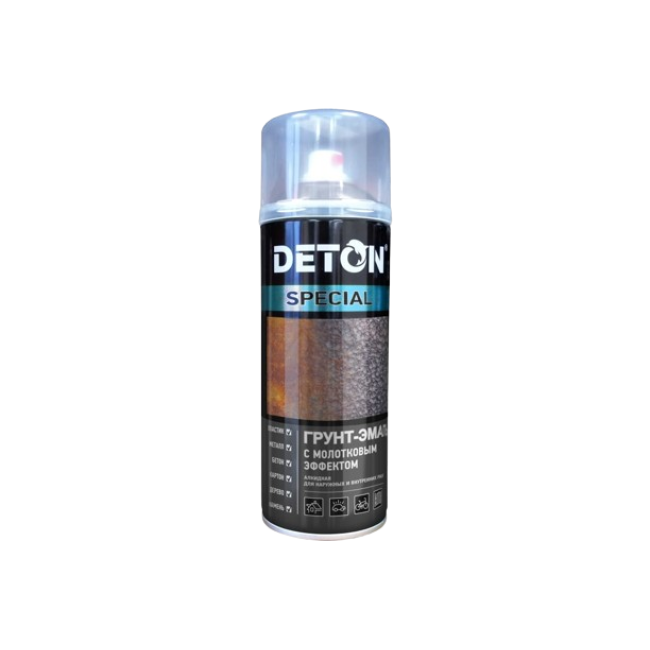 Deton DETON SPECIAL - Hammer primer enamel - Black - Aerosol, 520 ml DTN-A70145 – buy in Kara-Balta | carpaint.kz