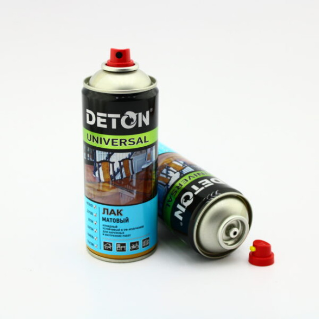 Deton Universal S9029 Varnish Matt universal alkyd aerosol, 520 ml Deton/Deton Universal DTN-A07569 – buy in Kara-Balta | carpaint.kz