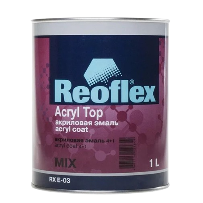 Reoflex 501 MIX Acrylic enamel 4+1, Violet-blue, 1l RX E-03-501-1000 – buy in Kara-Balta | carpaint.kz