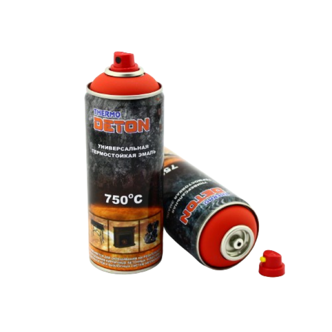 Deton DETON THERMO - Heat-resistant enamel - Red - Aerosol, 520 ml DTN-A70788 – buy in Kara-Balta | carpaint.kz