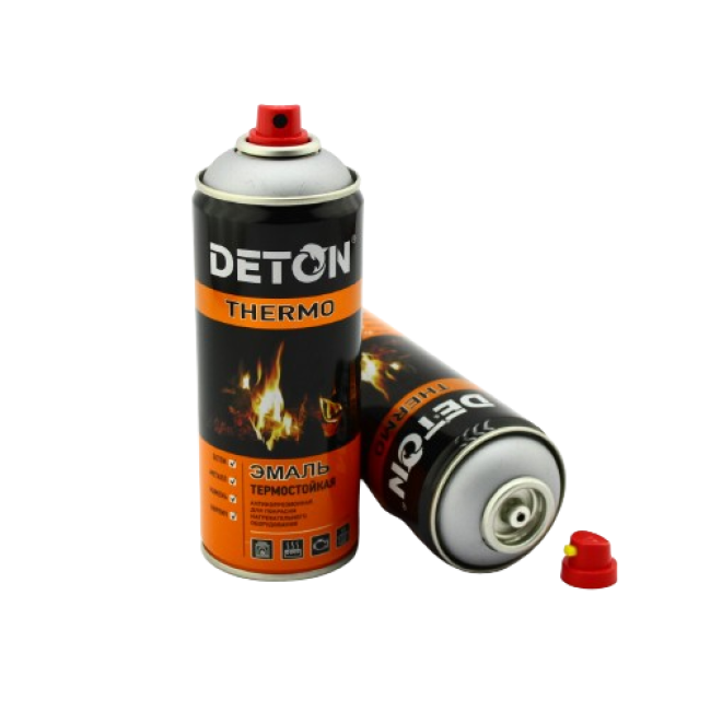 Deton DETON THERMO - Heat-resistant enamel - Silver - Aerosol, 520 ml DTN-A70667 – buy in Kara-Balta | carpaint.kz