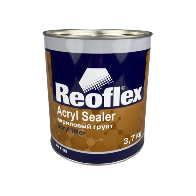 Reoflex 1K Primer Акрил, сұр, 3,7 кг RX F-02-3700-G – Кара-Балтада сатып алу | Reoflex | carpaint.kz