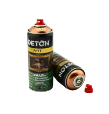 DETON ART - Metallic enamel - Bronze-Chrome - Aerosol, 520 ml
