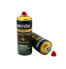 DETON ART - Metallic enamel - Gold Decor - Aerosol, 520 ml