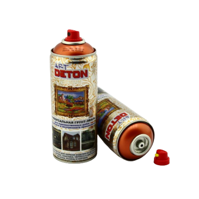 Deton DETON ART - Metallic enamel - Red copper Decor - Aerosol, 520 ml DTN-A70280 – buy in Kara-Balta | carpaint.kz