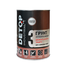 DETOP No. 3 - 双重屏障保护底漆 - 红棕色，0.75l