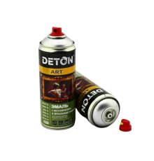 DETON ART - Metallic enamel - Silver - Aerosol, 520 ml