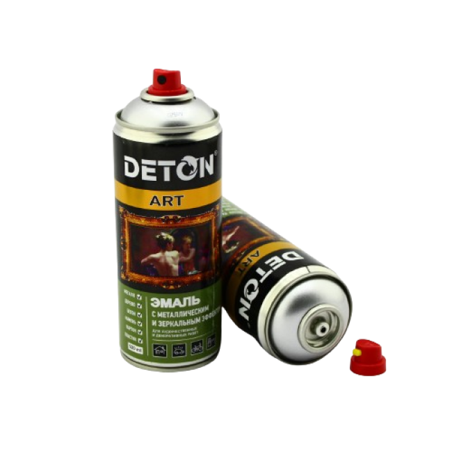 Deton DETON ART - Metallic enamel - Silver - Aerosol, 520 ml DTN-A70820 – buy in Kara-Balta | carpaint.kz