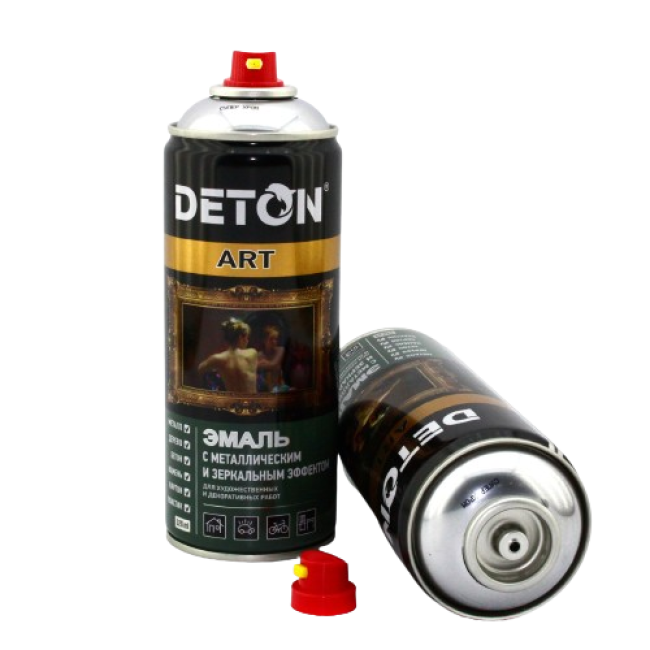 Deton DETON ART - Metallic enamel - Super Chrome - Aerosol, 520 ml DTN-A70663 – buy in Kara-Balta | carpaint.kz