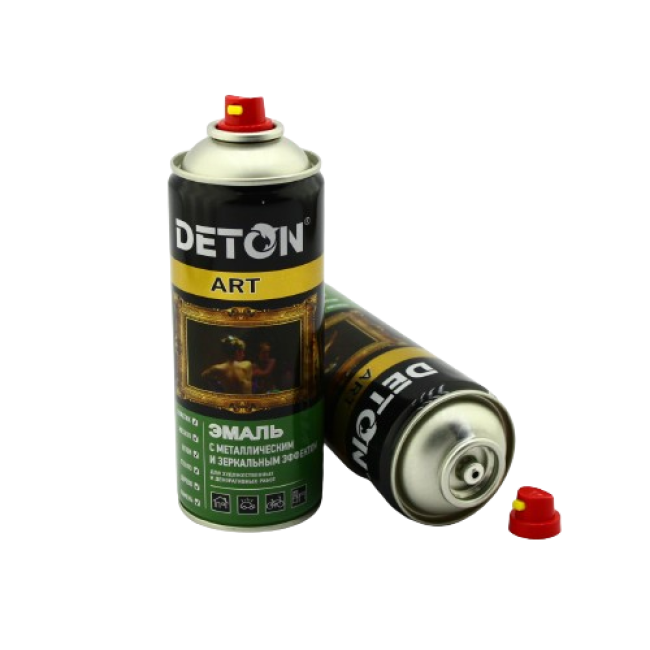 DETON ART - Эмаль «Сұйық айна» - Аэрозоль, 520 мл DTN-A70711 – Кара-Балтада сатып алу | Deton | carpaint.kz