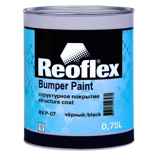 Текстуралы жабын, қара, 1л, Reoflex, Reoflex0192 RX P-07 – Кара-Балтада сатып алу | Reoflex | carpaint.kz