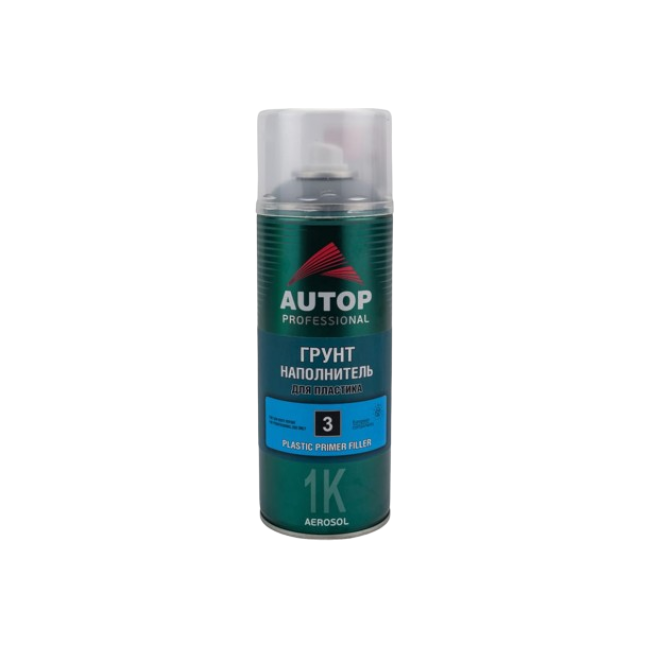 Autop AUTOP №3 - Primer filler for plastic - Gray - Aerosol, 520 ml ATP-A07582 – buy in Kara-Balta | carpaint.kz