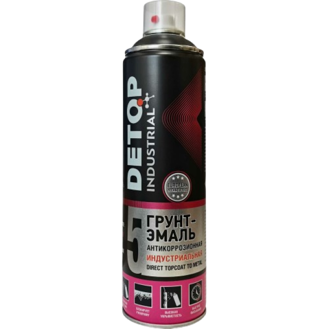 Detop RAL 7016 DETOP №5 - Anti-corrosion industrial primer-enamel - Anthracite-gray - Aerosol DTI-A07737 – buy in Kara-Balta | carpaint.kz