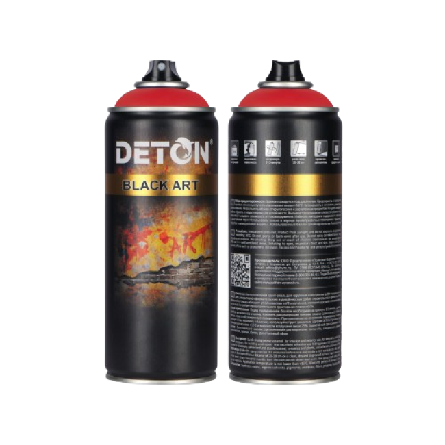 Deton DETON ART - 珐琅底漆 - 红色代码 - 气雾剂，520 毫升 DTN-A07686 图片 – 卡拉巴尔塔 | carpaint.kz