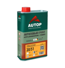 AUTOP 20/51 - Пластмассаға арналған праймер 1К - сұр - Консерві, 1л