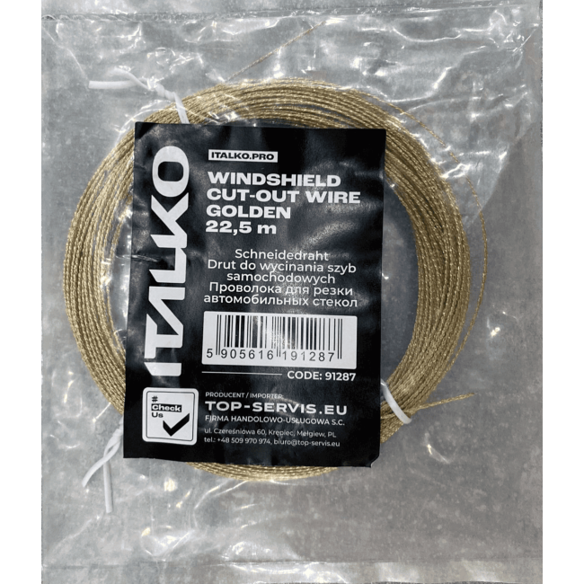 Braided string for cutting windshield 0.75 mm. x22.5 m 91287 – buy in Kara-Balta | carpaint.kz